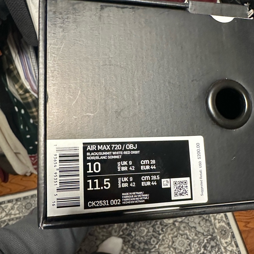 2019 Nike Odell Beckham Jr. x Air max 720 ‘Young King of the Night’ - Picture 6 of 6